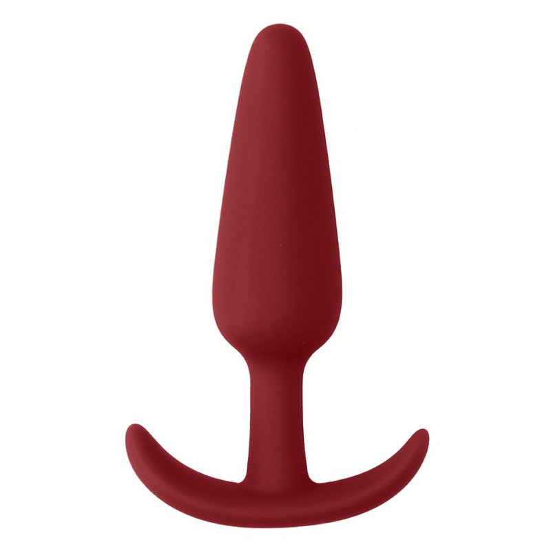 Shots Toys Plug en silicone Slim Butt 7.5 x 2cm Rouge